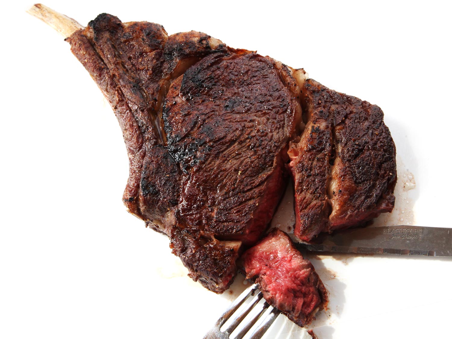 The great irony about cooking a perfectly juicy steak